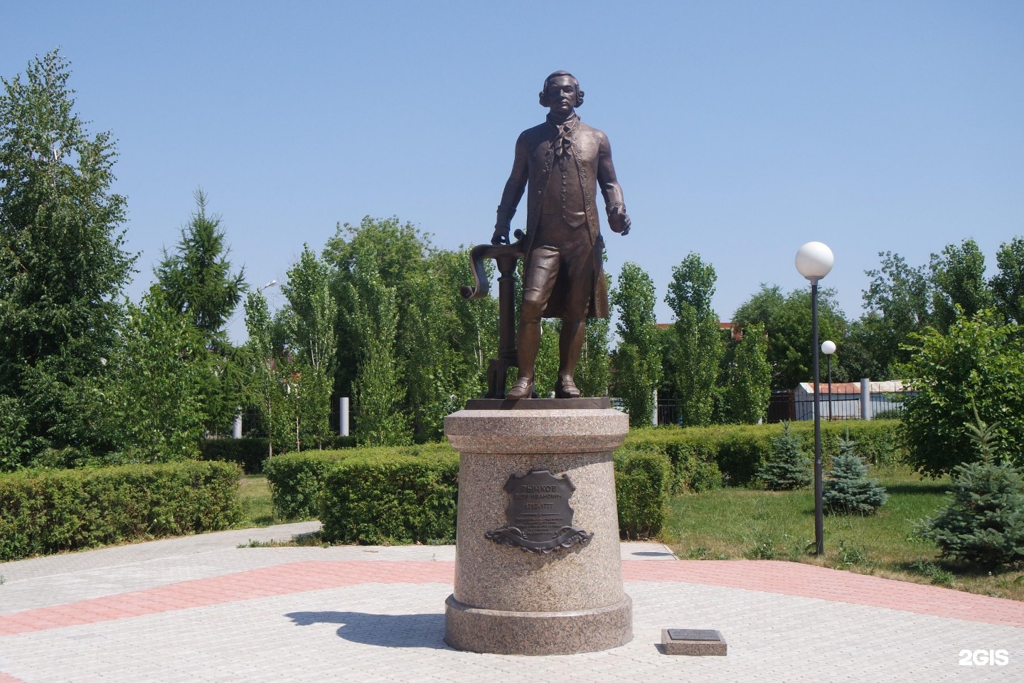 Памятник п и Рычкову Оренбург