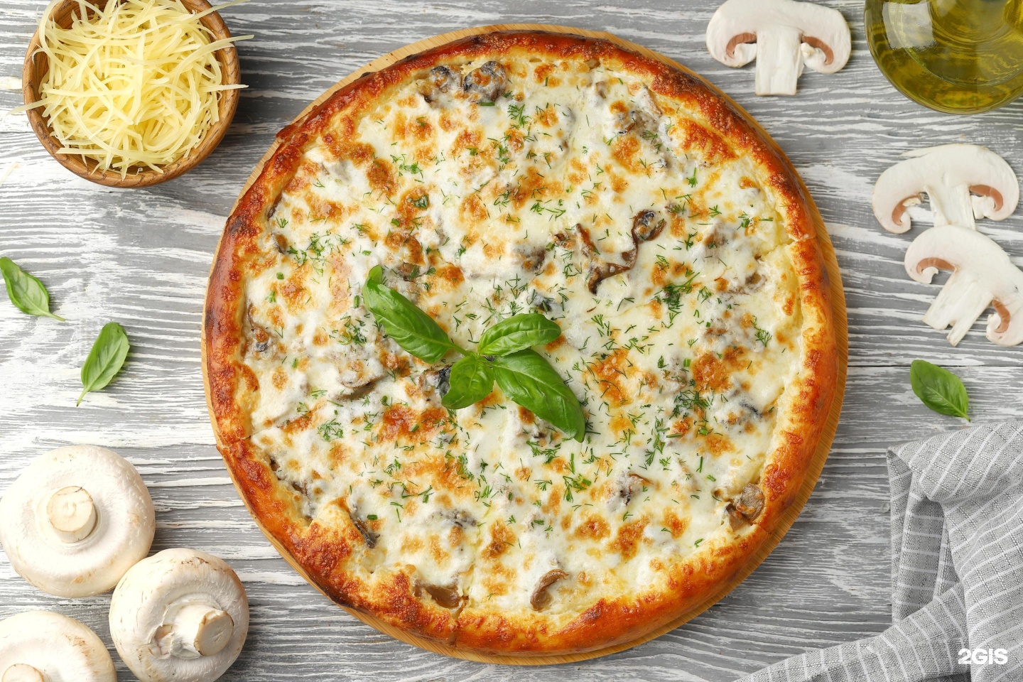 грибная пицца с сливочным соусом фото 24