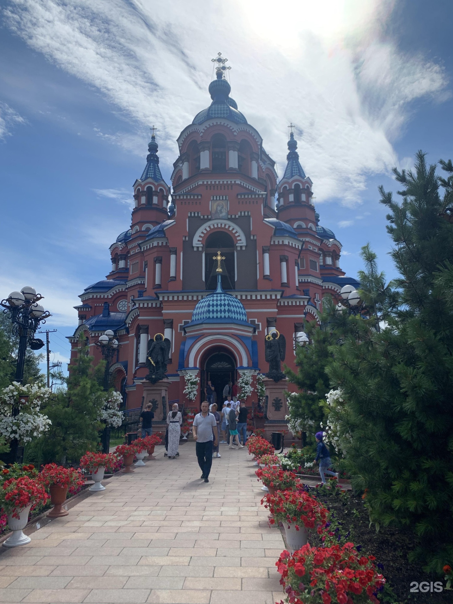 Казанская Церковь Иркутск ночью