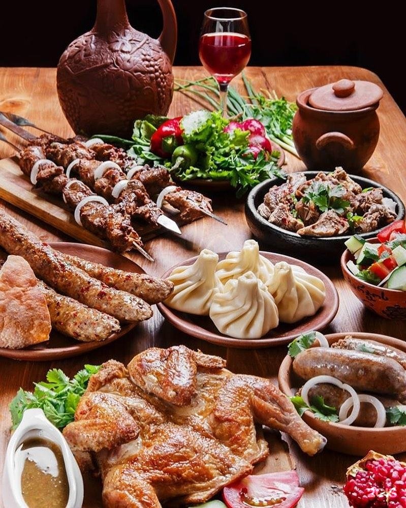 Грузия Тбилиси Национальная кухня
