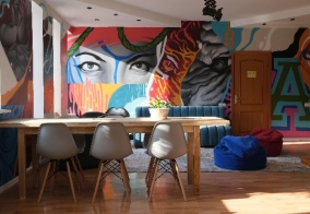 Хостел Wanderlust hostel Riverside в Алматы