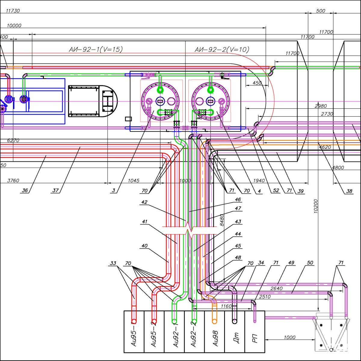 Проект азс dwg