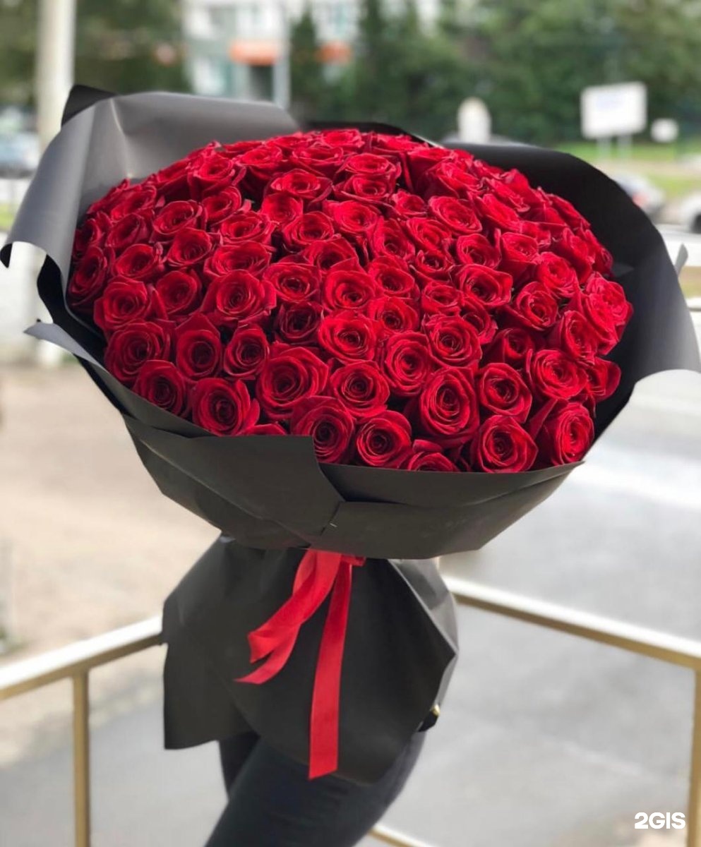 101 Красная роза букет