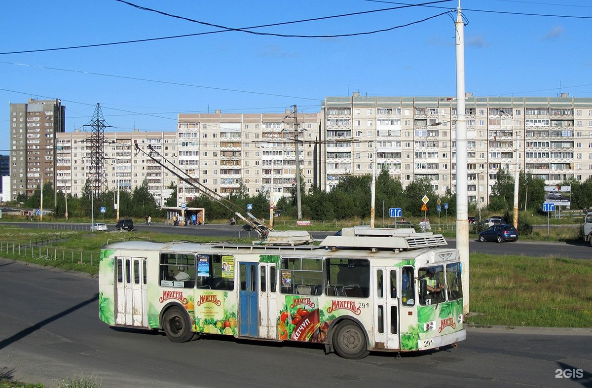 Троллейбус 1 Петрозаводск.