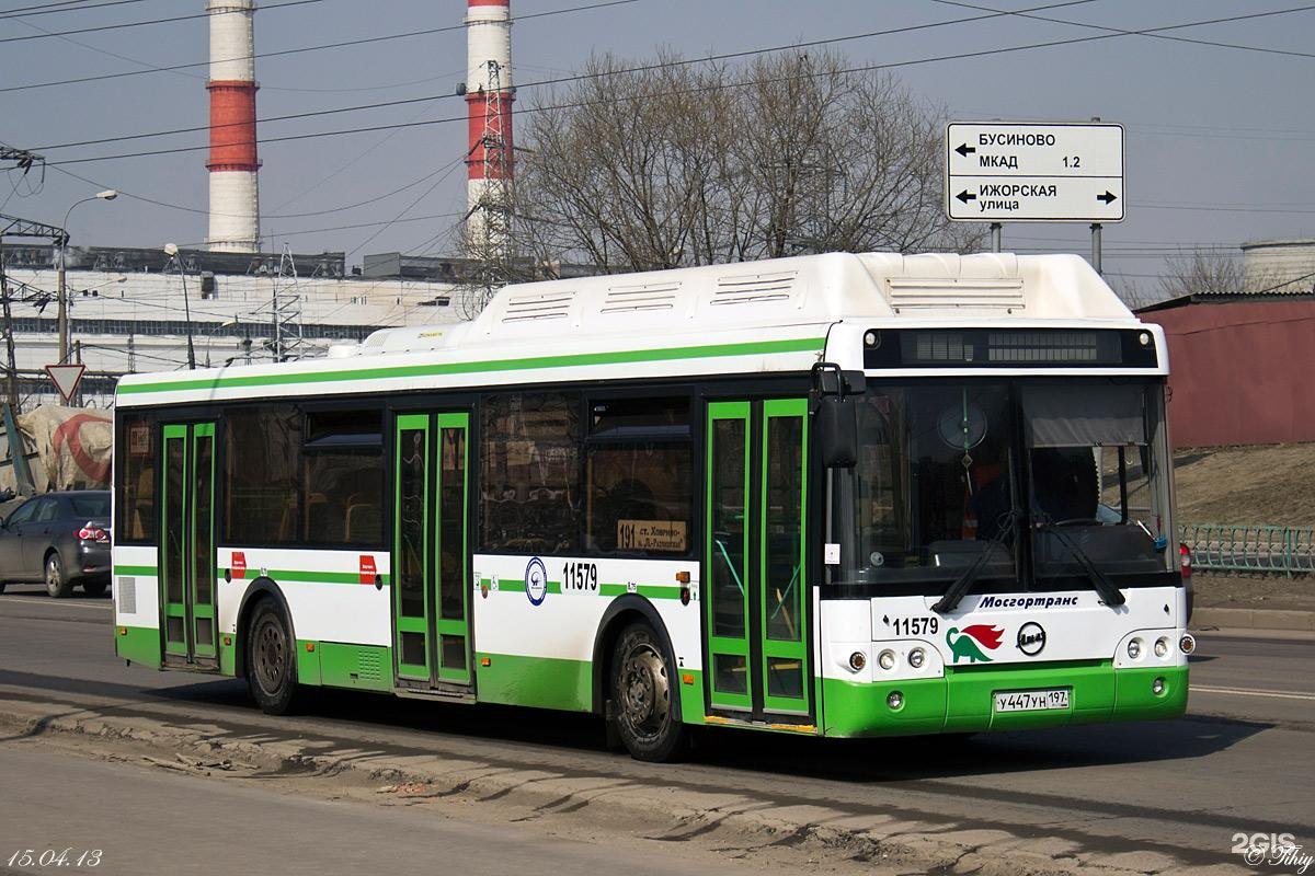 191-й автобус в Москве: маршрут и остановки на карте