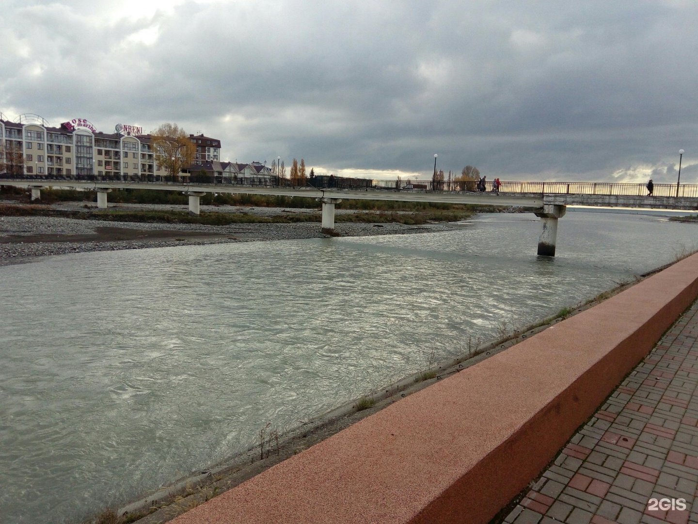 Устье реки Мзымта в Адлере