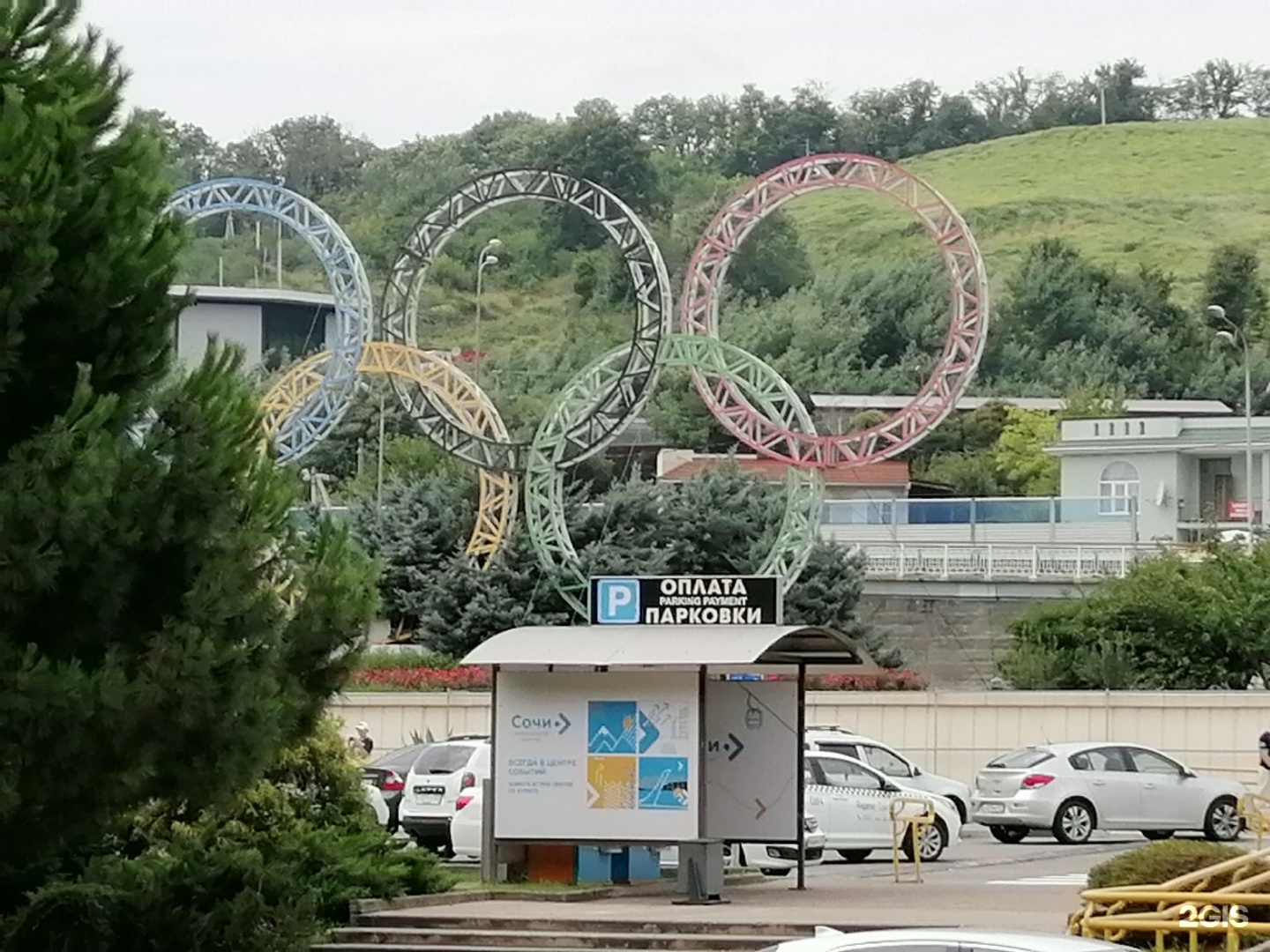 Олимпийские кольца аэропорт Адлер