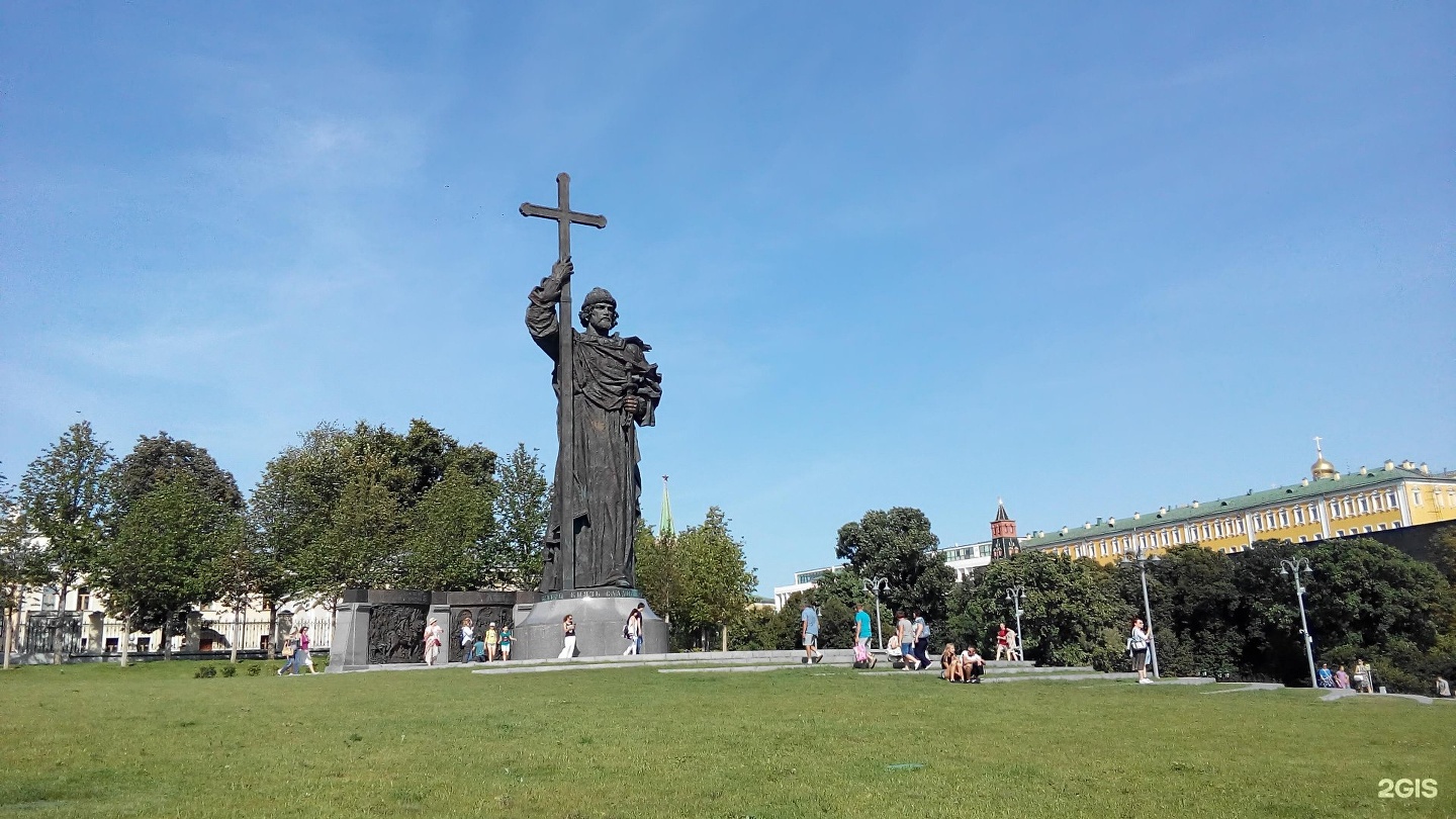 Памятник Князю Владимиру В Москве Фото