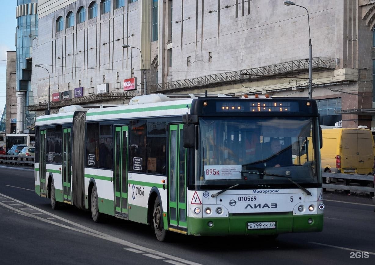 895 автобус карта