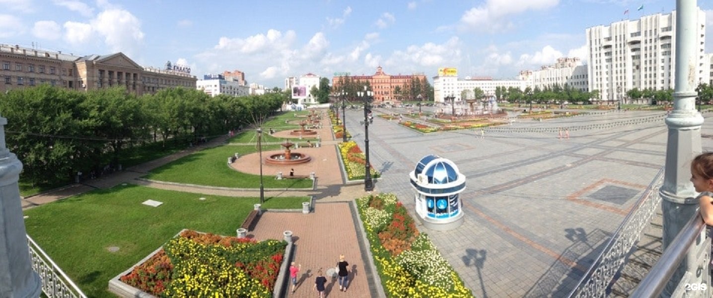 Площадь ленина хабаровск рисунок
