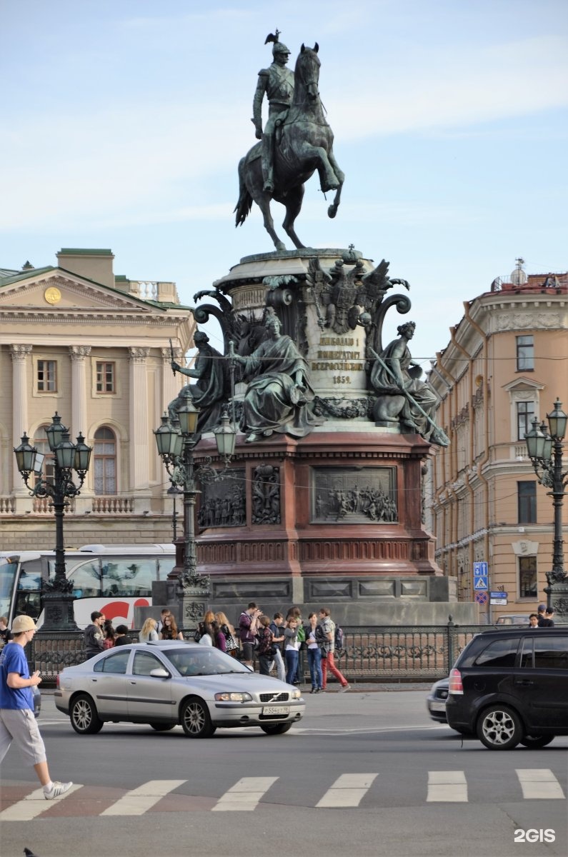 Памятник николаю 1 в санкт петербурге фото