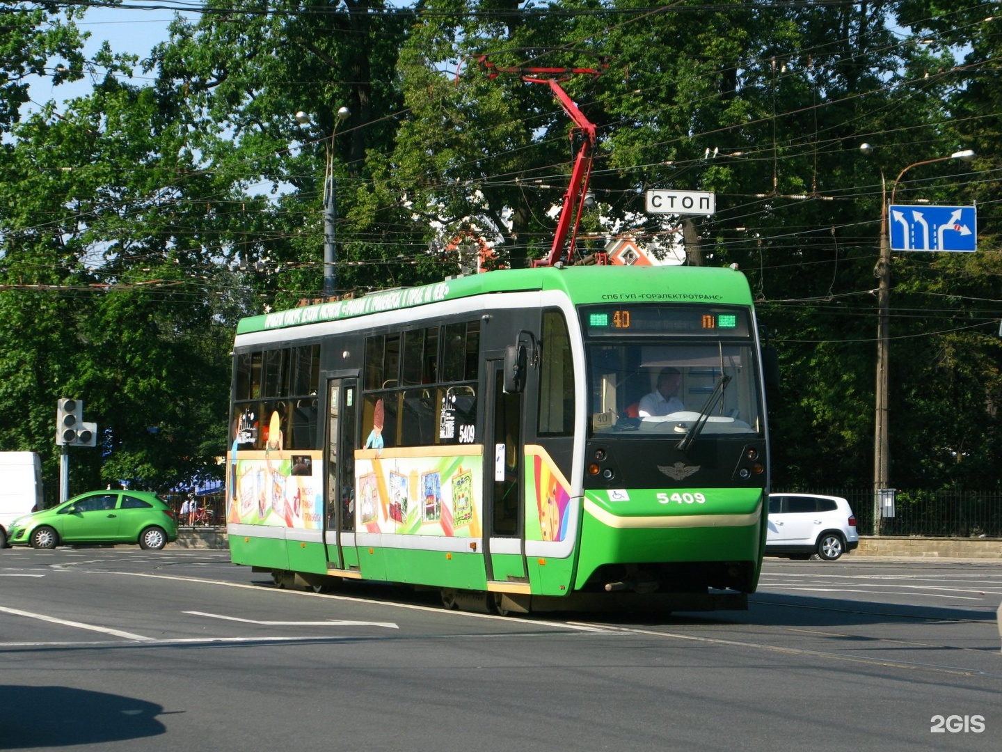 Маршрут трамвая 40 санкт