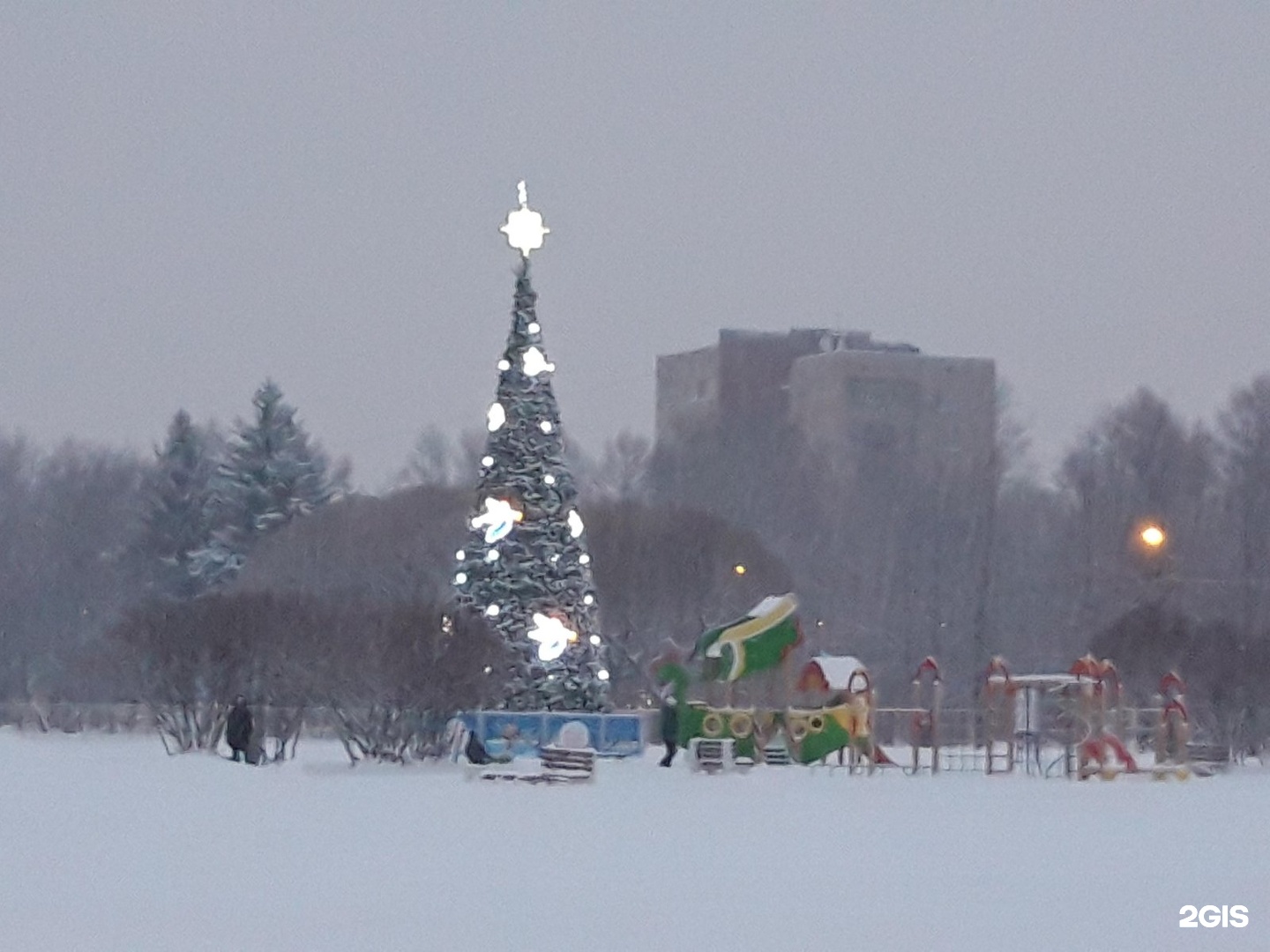 Зимнее фото Любашинского парка