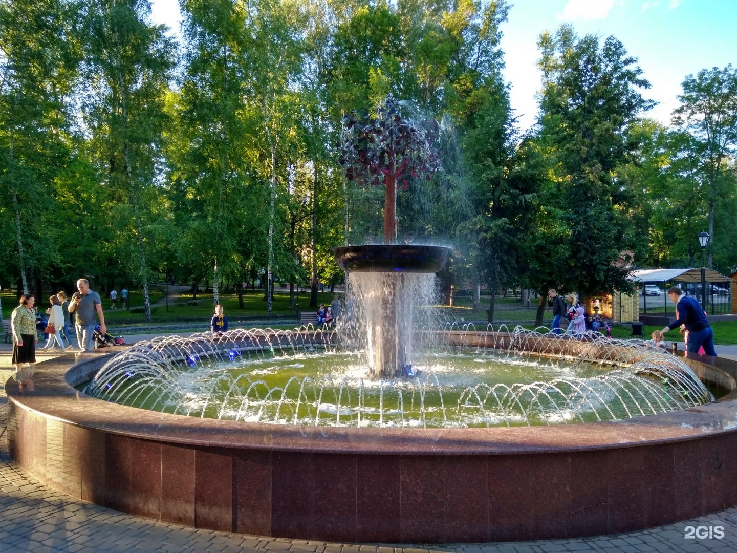 Нижний парк Липецк фонтан