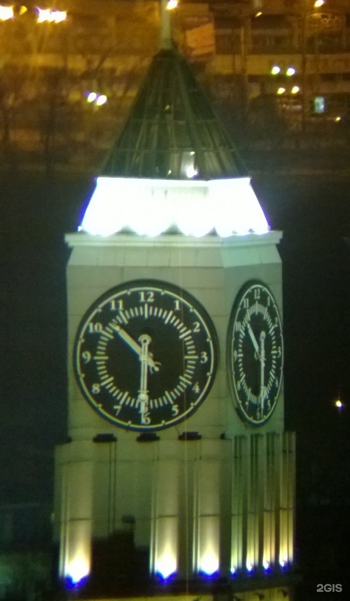Башня с часами в красноярске