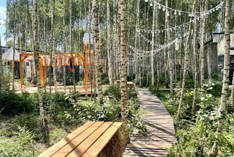 Шелково: Глэмпинг Мы дома-Зеркальный лес